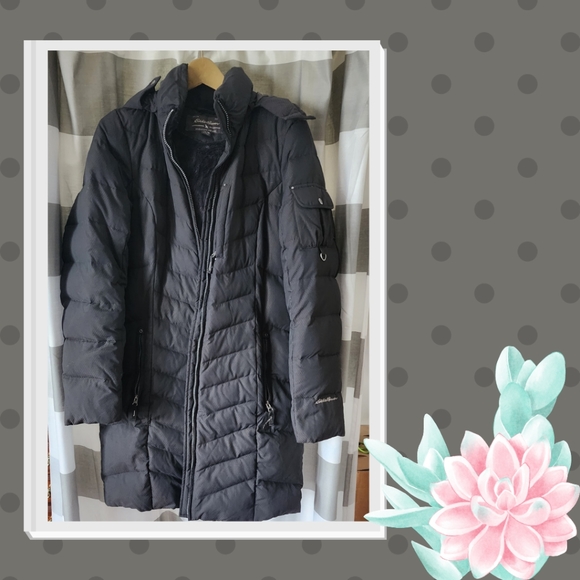 Eddie Bauer Women's Sun Valley Down Parka Medium Tall - Picture 1 of 9